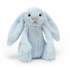 Jellycat Bashful Blue Bunny Rattle Small | FBJQW2760