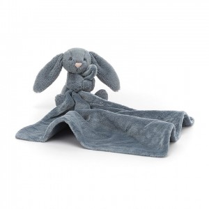 Jellycat Bashful Dusky Blue Bunny Soother | HXPAV1430