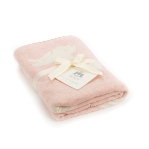 Jellycat Bashful Pink Bunny Blanket | UOVRY3821