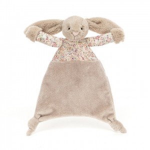 Jellycat Blossom Bea Beige Bunny Comforter | GBJUS1095