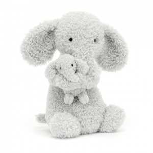 Jellycat Huddles Grey Elephant | UCIVF0783