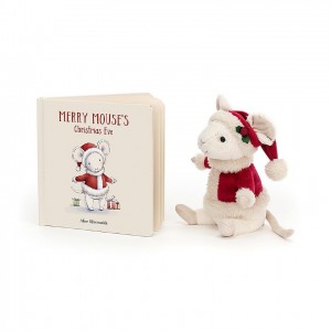 Jellycat Merry Mouse Book and Merry Mouse | THCML8216