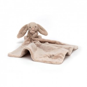 Jellycat Personalised Bashful Beige Bunny Soother | TANDI9841