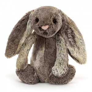 Jellycat Personalised Bashful Cottontail Bunny Medium Medium | UIJEQ5429