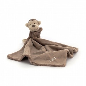 Jellycat Personalised Bashful Monkey Soother | TQRGW4860