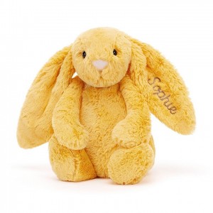 Jellycat Personalised Bashful Sunshine Bunny Medium | XJGOB0514