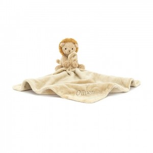 Jellycat Personalised Fuddlewuddle Lion Soother | RDIFH6950
