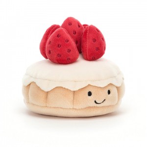 Jellycat Pretty Patisserie Tarte Aux Fraises | YDVBJ1820