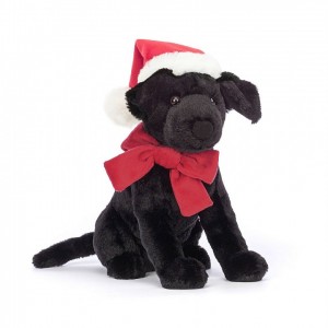 Jellycat Winter Warmer Pippa Black Labrador | QXRJM8243