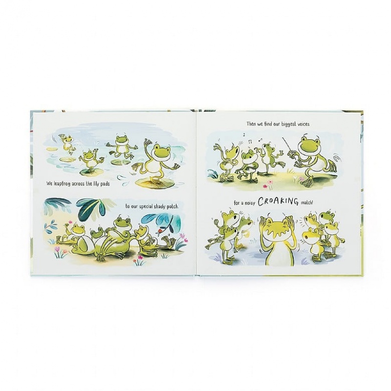 Jellycat A Fantastic Day for Finnegan Frog Book | QYTAC6094