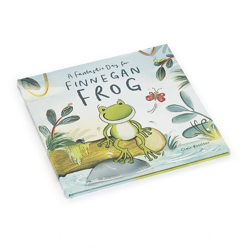 Jellycat A Fantastic Day for Finnegan Frog Book | QYTAC6094