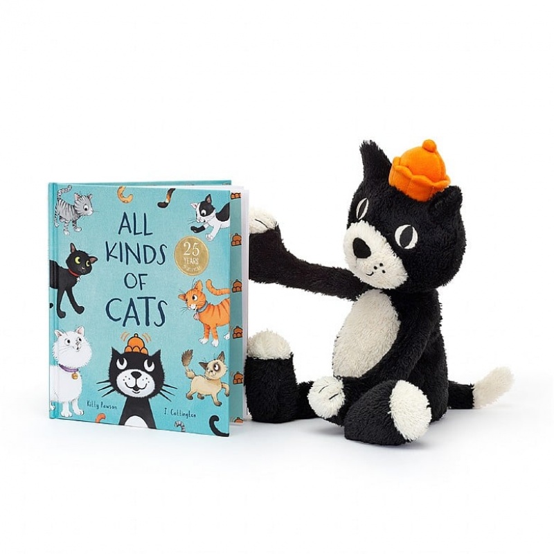 Jellycat All Kinds of Cats Book Medium | CNLQE8503