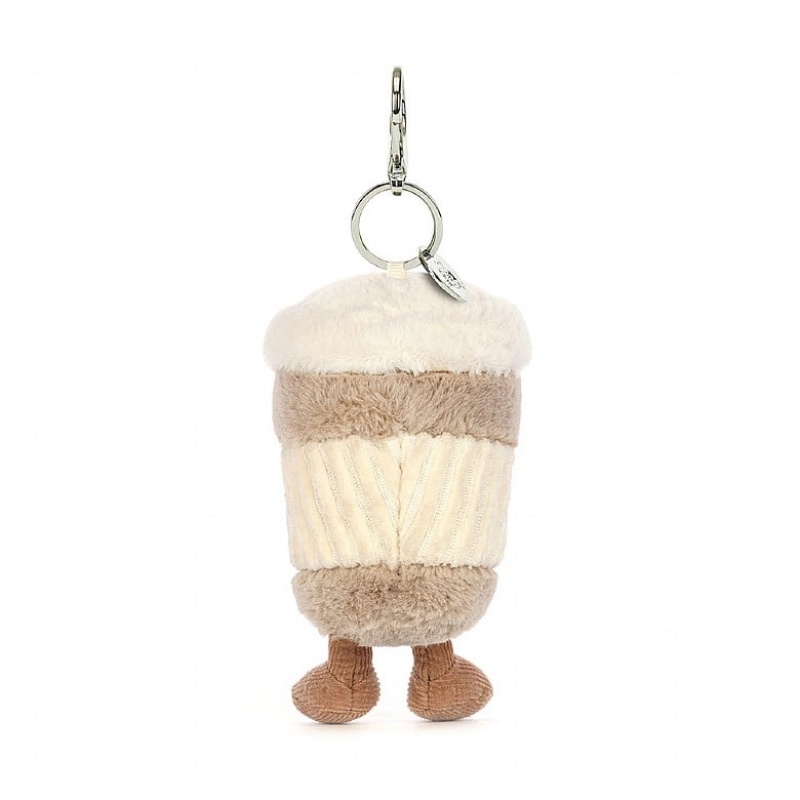 Jellycat Amuseable Coffee-To-Go Bag Charm | YEUGQ1906