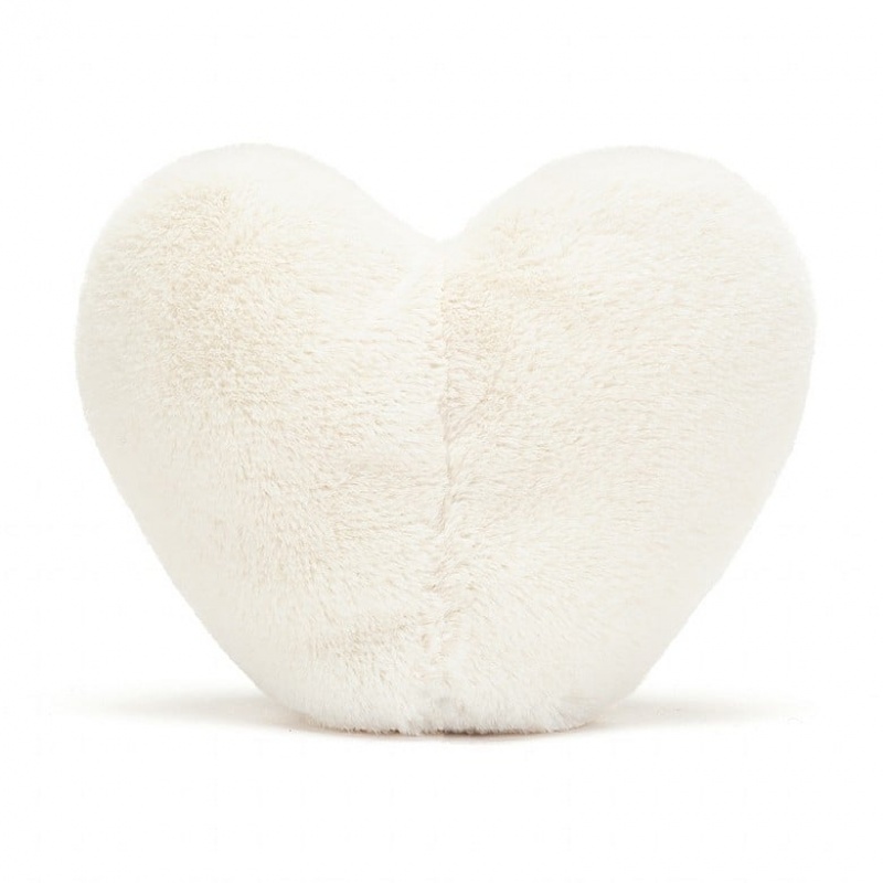 Jellycat Amuseable Cream Heart Small | UNBFA4798