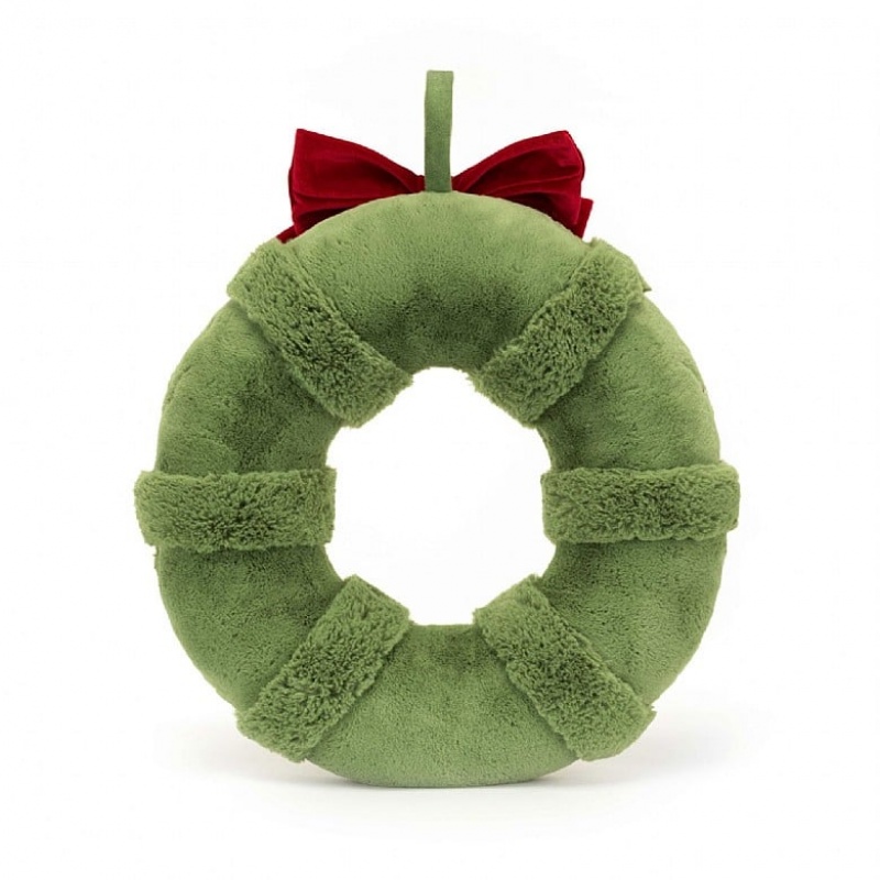 Jellycat Amuseable Decorated Christmas Wreath | QKGUI4291