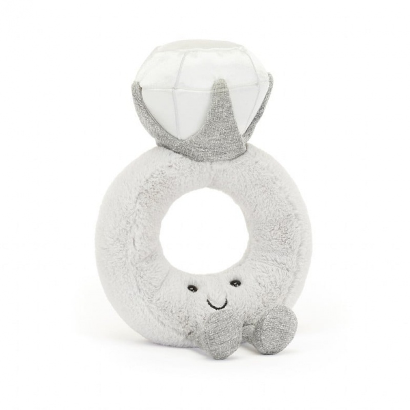 Jellycat Amuseable Diamond Ring with Personalised Bag | STRJV9351