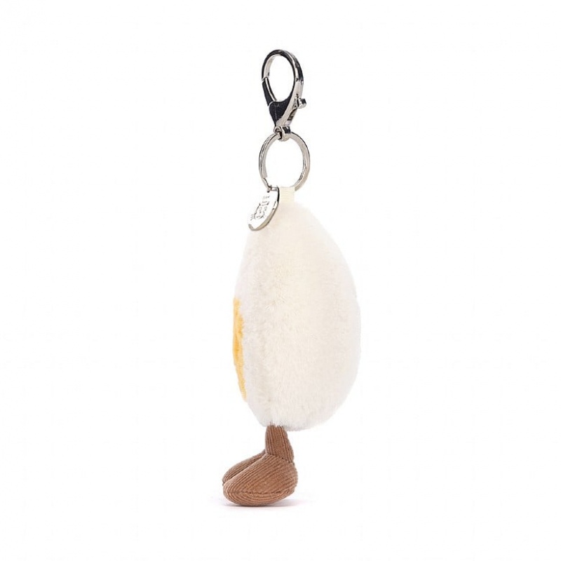 Jellycat Amuseable Happy Boiled Egg Bag Charm | MBIHY8370