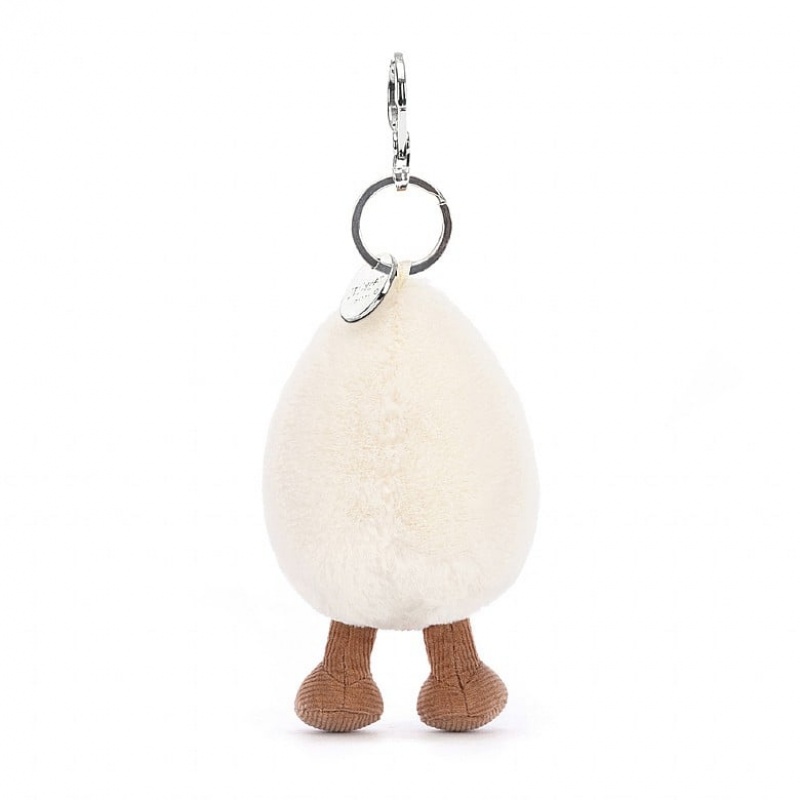 Jellycat Amuseable Happy Boiled Egg Bag Charm | MBIHY8370