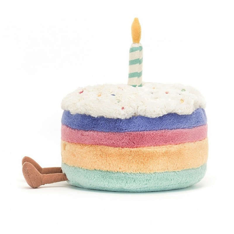 Jellycat Amuseable Rainbow Birthday Cake Large | LPSTR2346