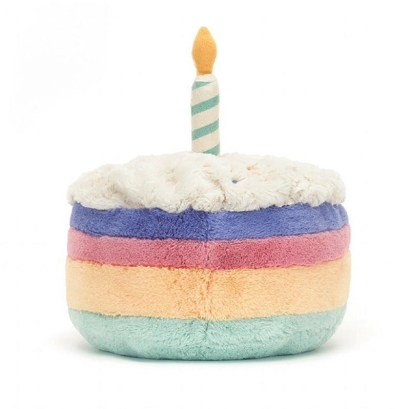 Jellycat Amuseable Rainbow Birthday Cake Large | LPSTR2346