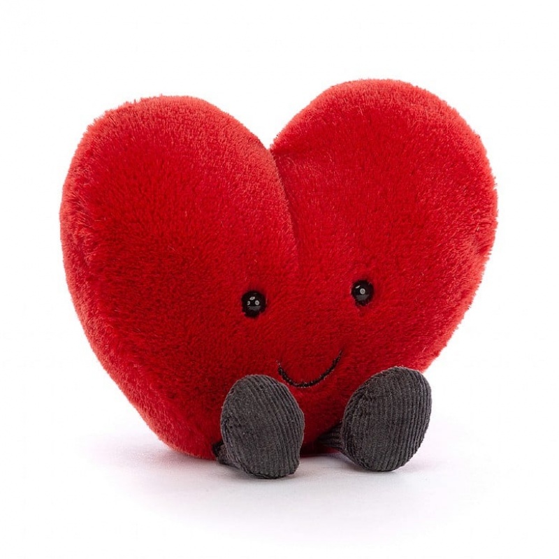 Jellycat Amuseable Red Heart Large | BKIWZ6432