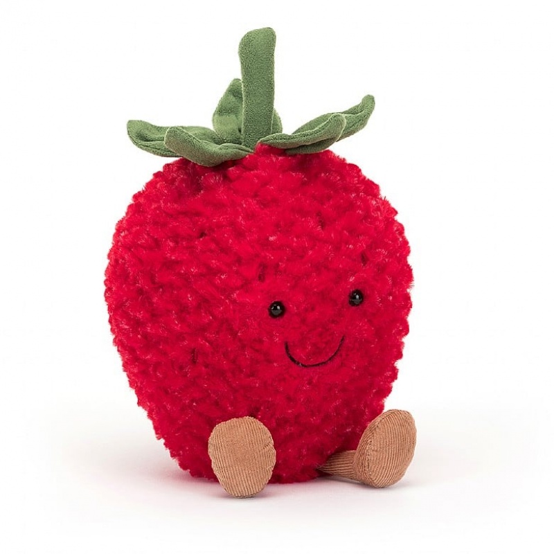 Jellycat Amuseable Strawberry Large | KZLTB5137