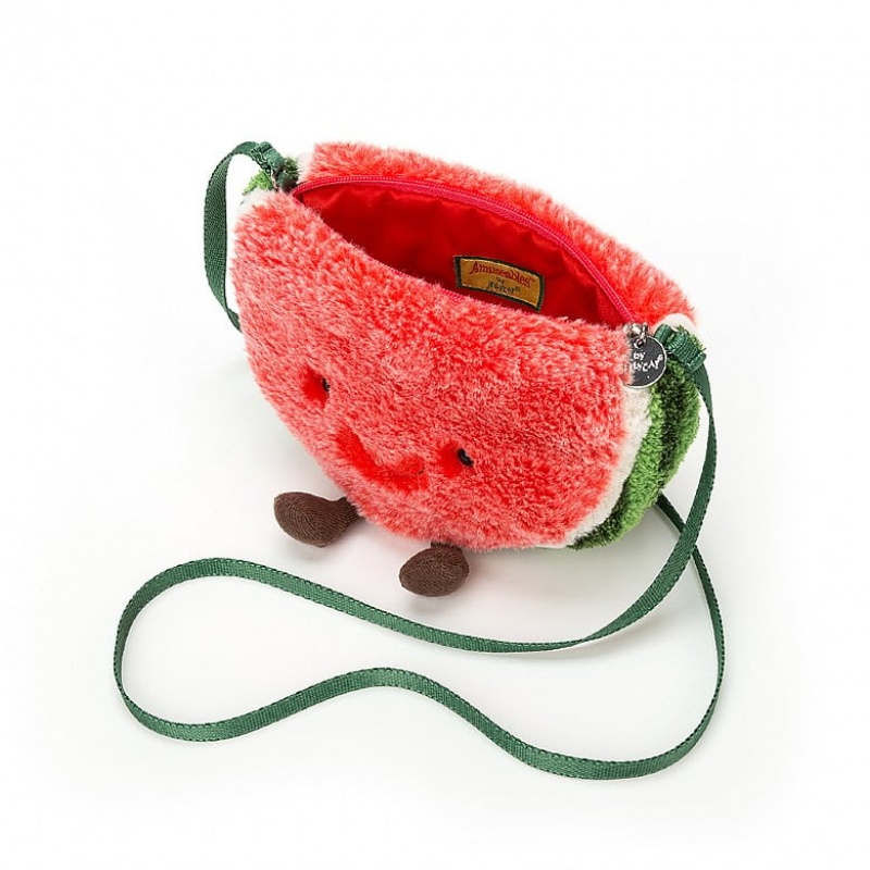 Jellycat Amuseable Watermelon Bag | ASLXK8026