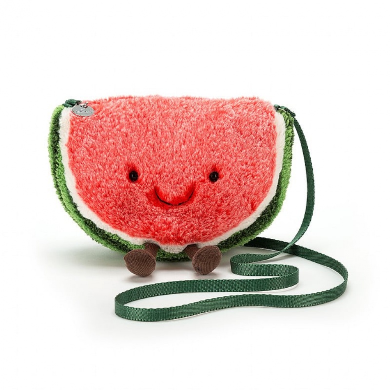 Jellycat Amuseable Watermelon Bag | ASLXK8026