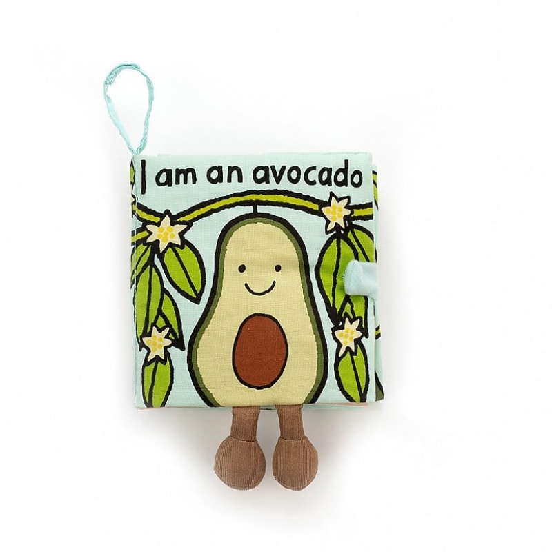 Jellycat Avocado Fabric Book | XMDVK2145