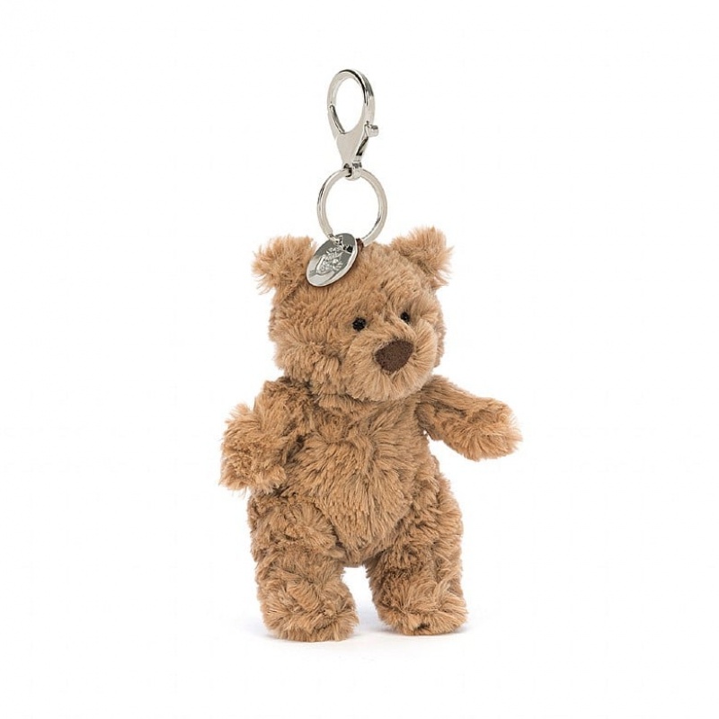 Jellycat Bartholomew Bear Bag Charm | LPAQZ4593