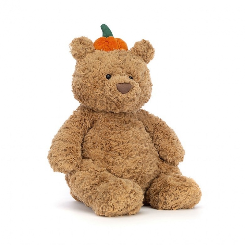 Jellycat Bartholomew Bear Pumpkin Large | EVXYS4178