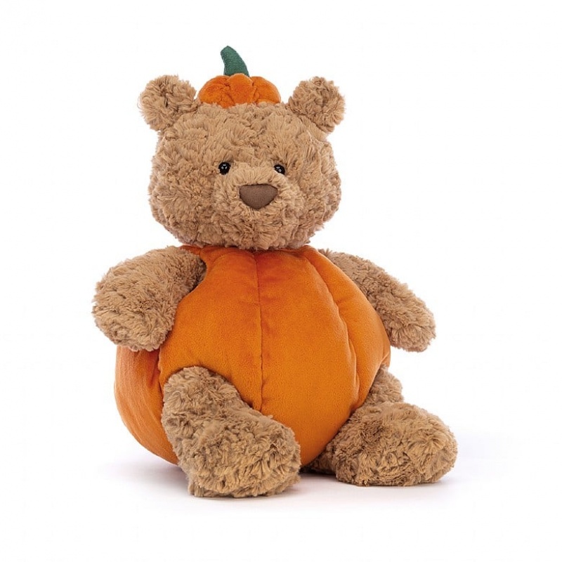 Jellycat Bartholomew Bear Pumpkin Large | EVXYS4178