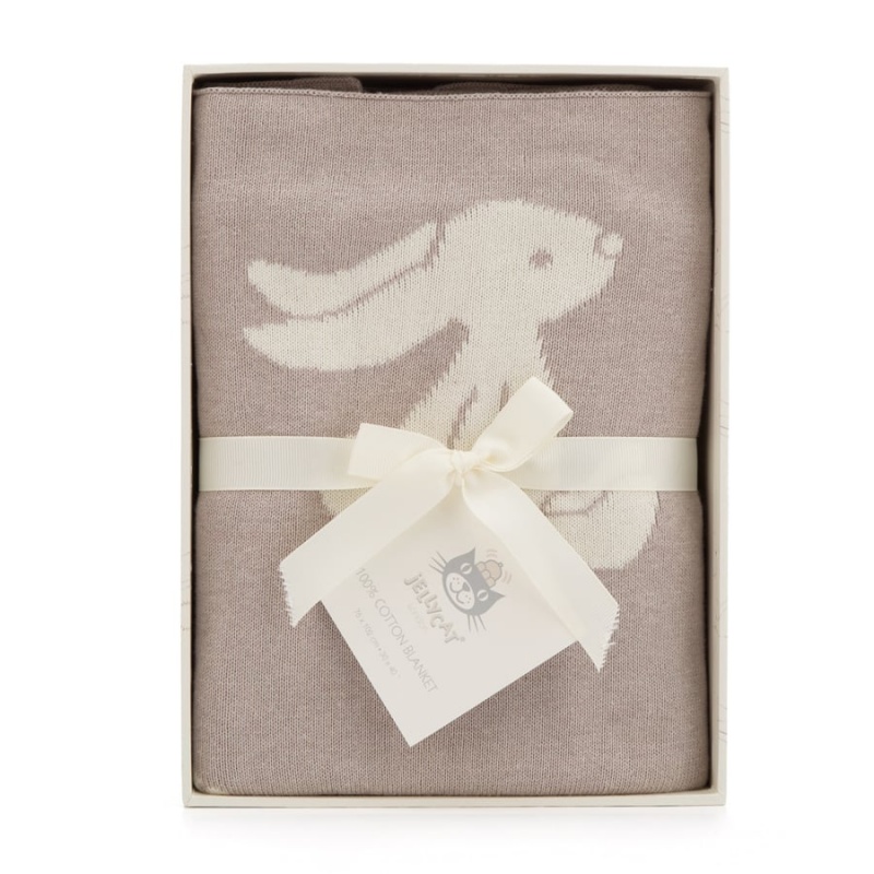 Jellycat Bashful Beige Bunny Blanket | NAJLD9715