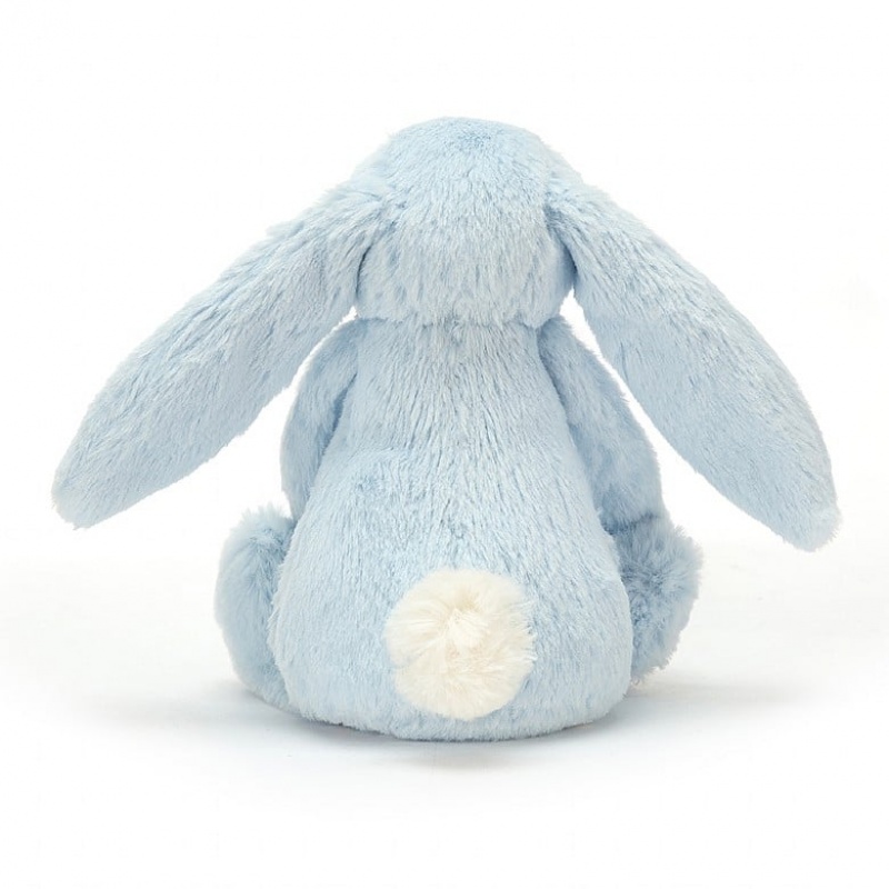 Jellycat Bashful Blue Bunny Rattle Small | FBJQW2760