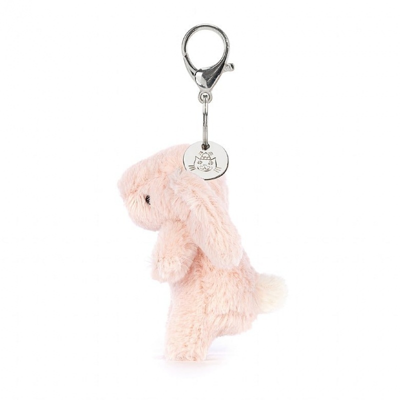 Jellycat Bashful Blush Bunny Bag Charm | MQXSB5896