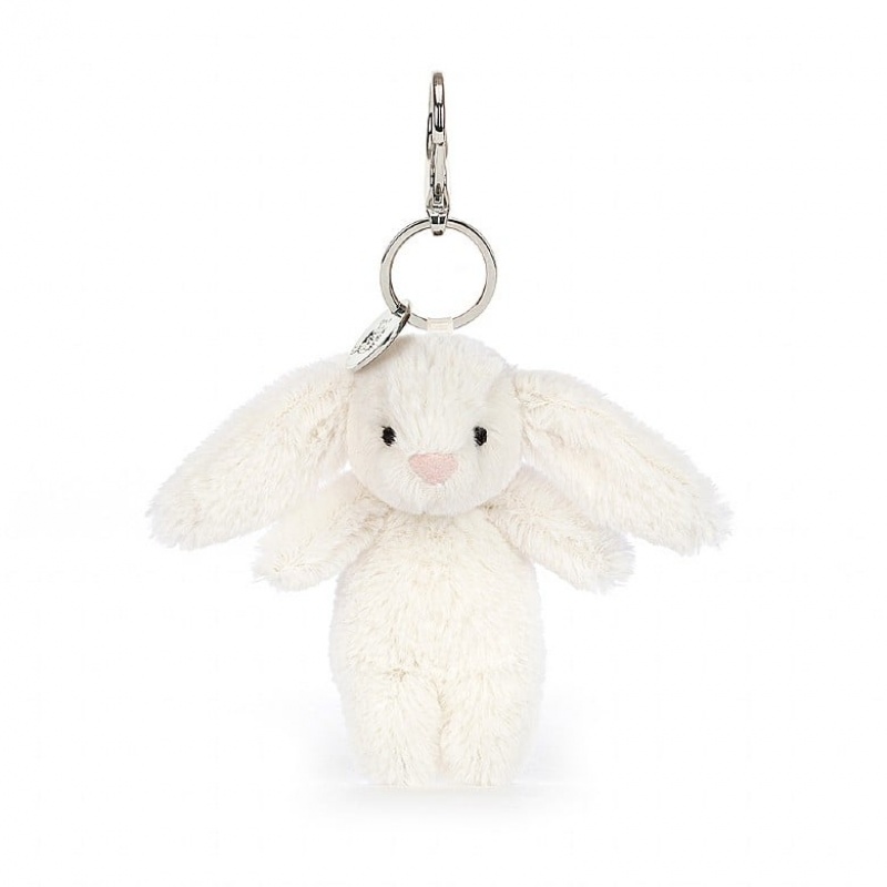 Jellycat Bashful Bunny Cream Bag Charm | KHVAQ3617