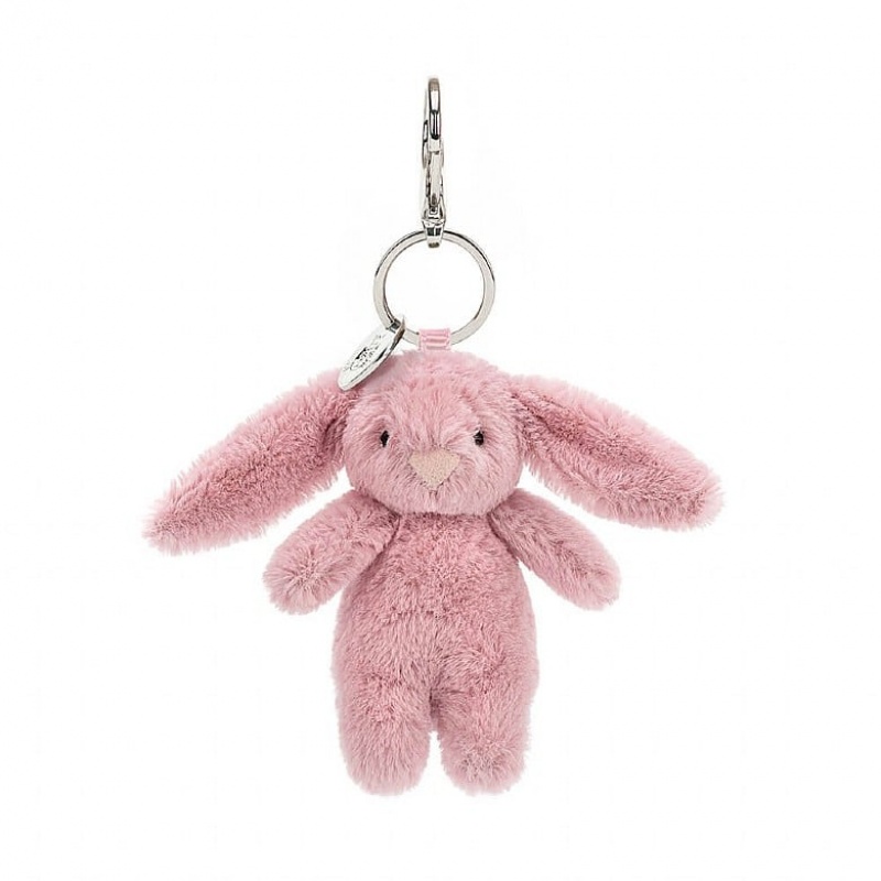 Jellycat Bashful Bunny Tulip Bag Charm | PIFQX7501