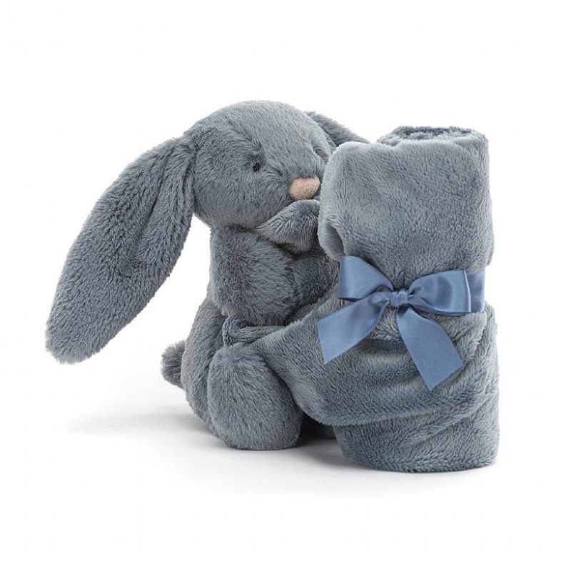 Jellycat Bashful Dusky Blue Bunny Soother | PBIZM0741