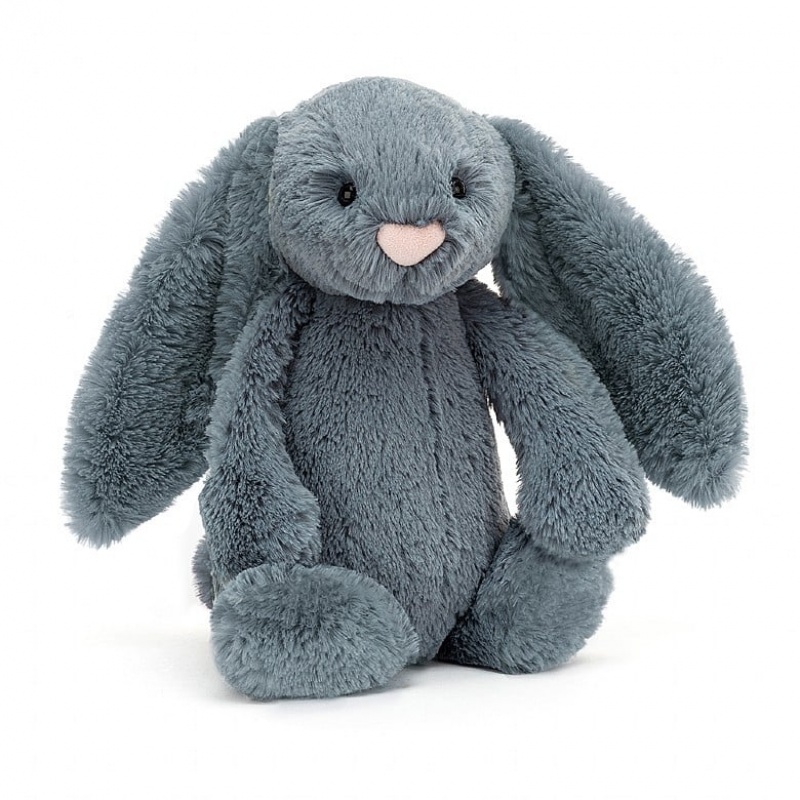 Jellycat Bashful Dusky Blue Bunny Tiny | QXBUZ3641