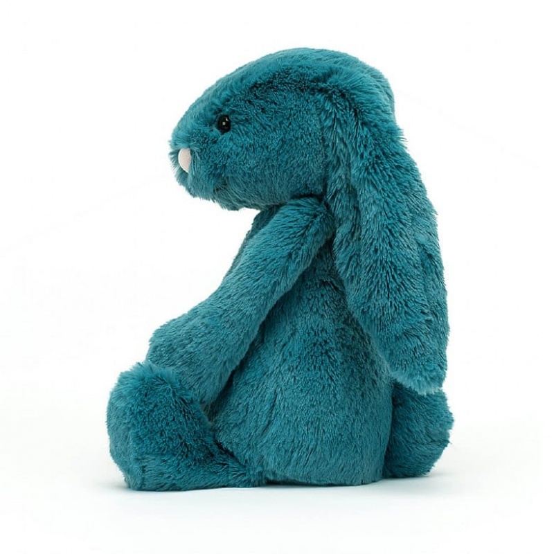 Jellycat Bashful Mineral Blue Bunny Tiny | JPFZI1945