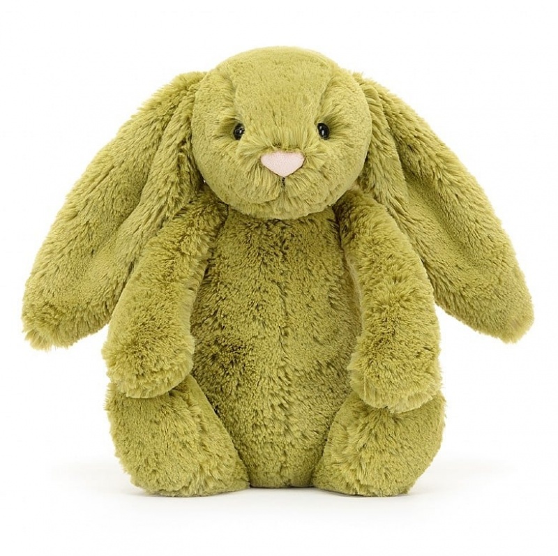 Jellycat Bashful Moss Bunny Medium | YAWHC0851