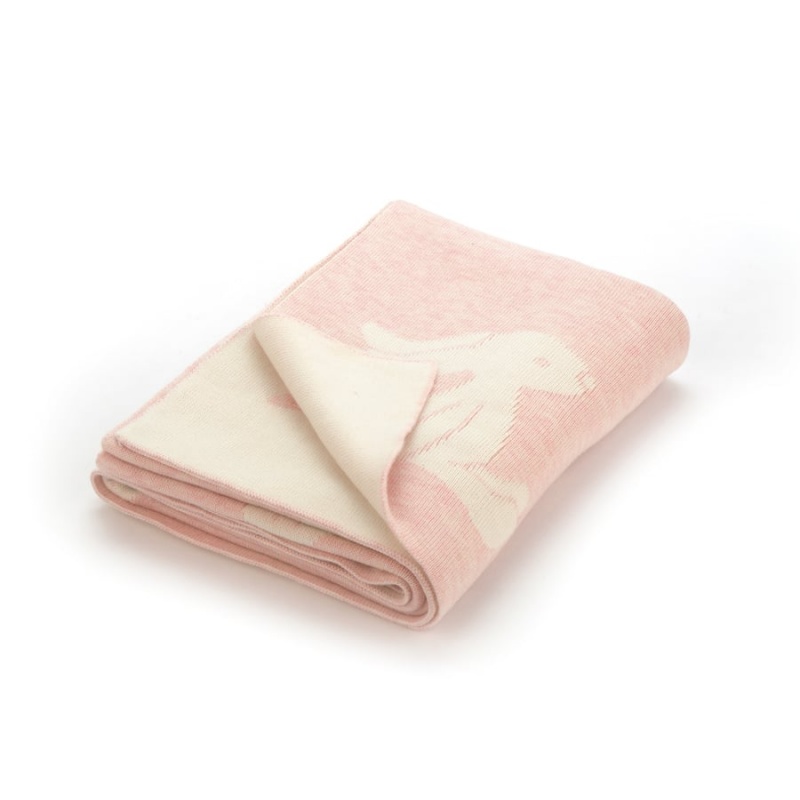 Jellycat Bashful Pink Bunny Blanket | UOVRY3821