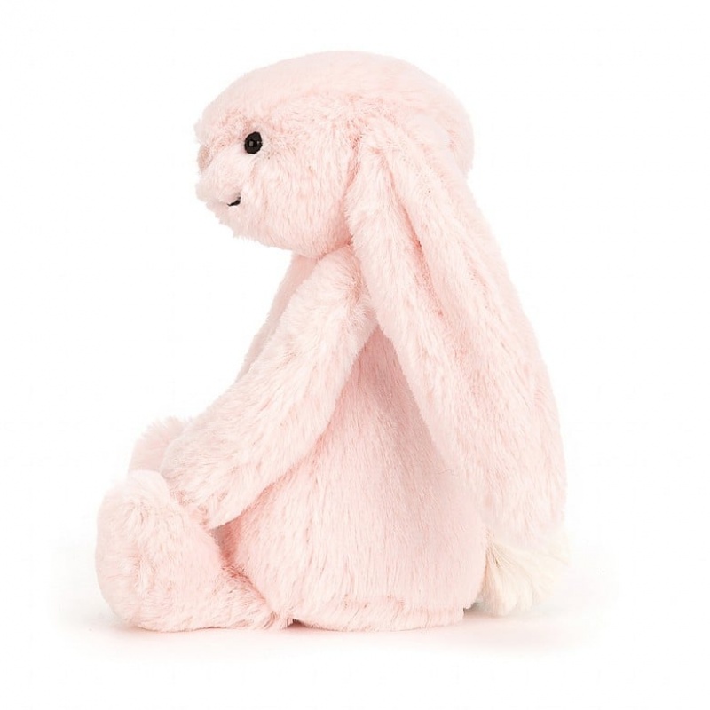 Jellycat Bashful Pink Bunny Rattle Small | UYCWS7506