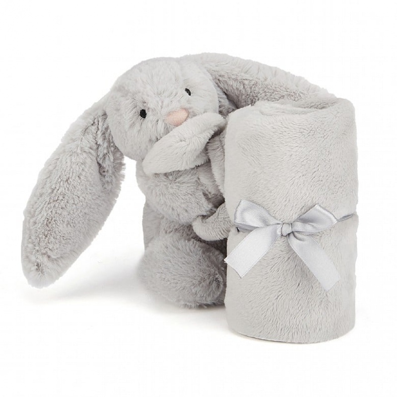 Jellycat Bashful Silver Bunny Soother | CFSZK7341