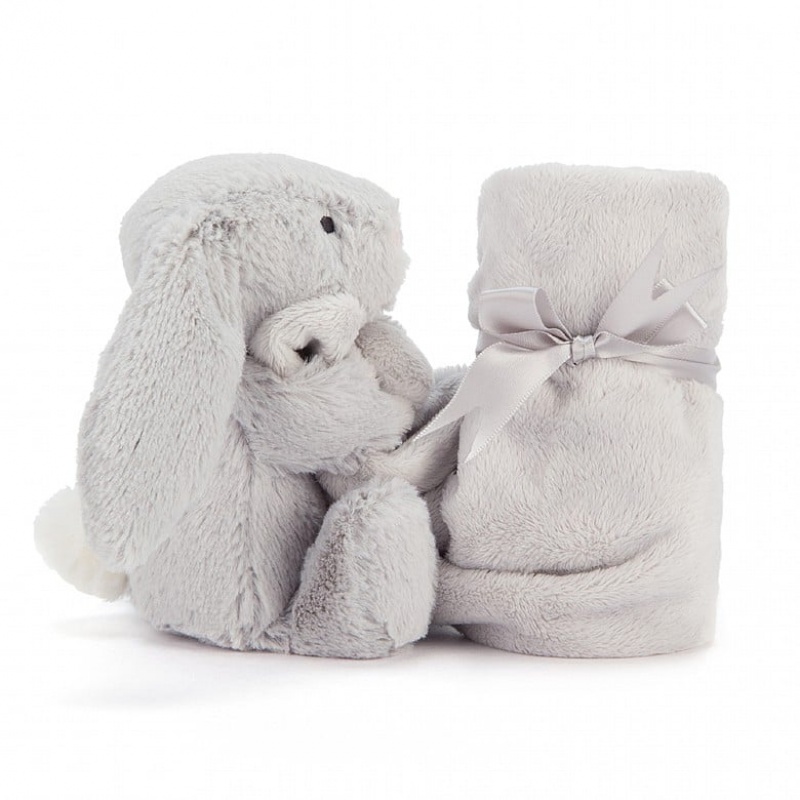 Jellycat Bashful Silver Bunny Soother | CFSZK7341