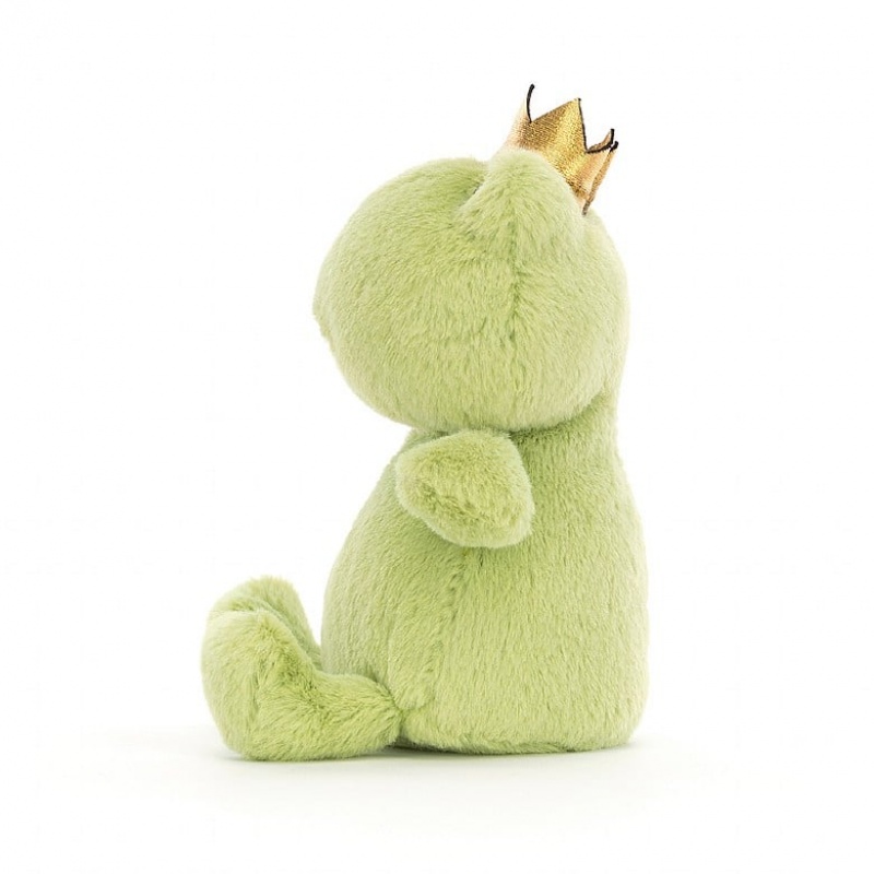 Jellycat Crowning Croaker Green Frog | IUSEY6985