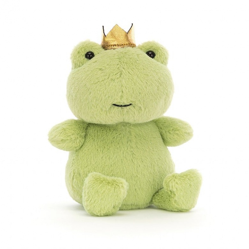 Jellycat Crowning Croaker Green Frog | IUSEY6985