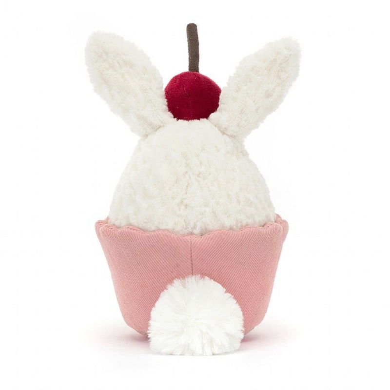 Jellycat Dainty Dessert Bunny Cupcake | DNRAJ6503