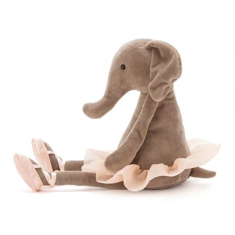 Jellycat Dancing Darcey Elephant Medium | OTZLH5901