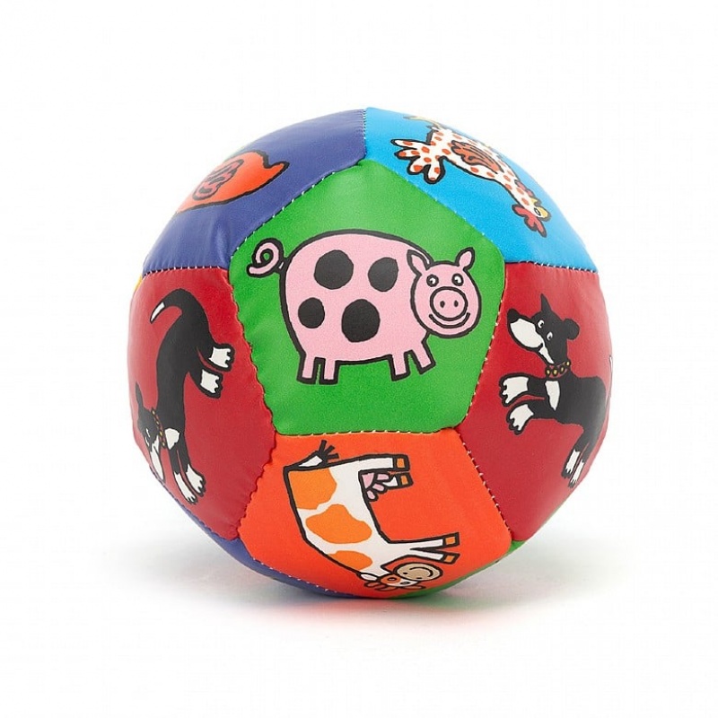 Jellycat Farm Tails Boing Ball | SNJUT5481